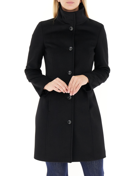Cappotto monopetto lana