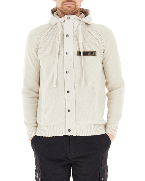 Cardigan con cappuccio