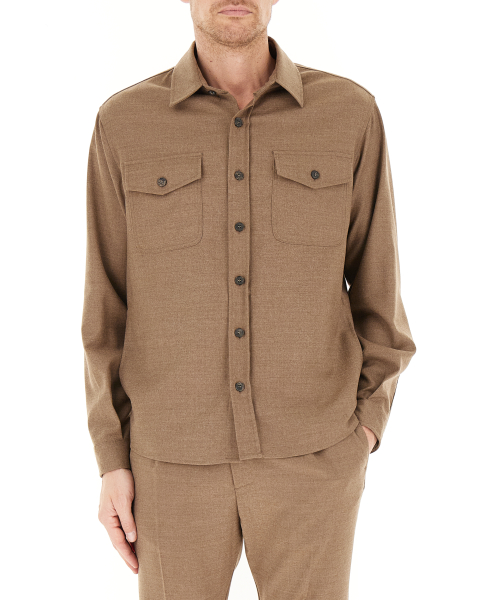 Camicia lana vergine