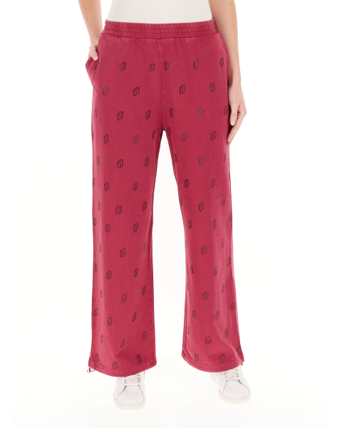 Pantaloni con strass