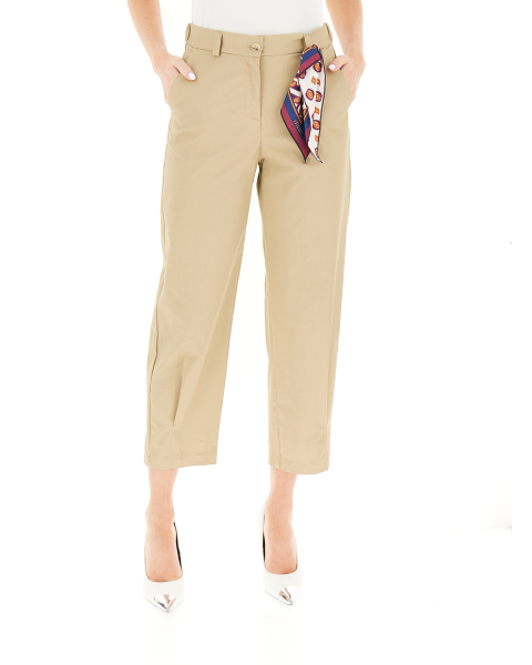Pantalone con foulard