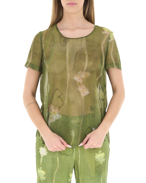 Blusa maniche corte