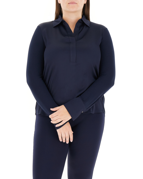 Blusa con colletto
