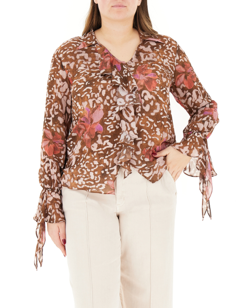 Blusa con volants