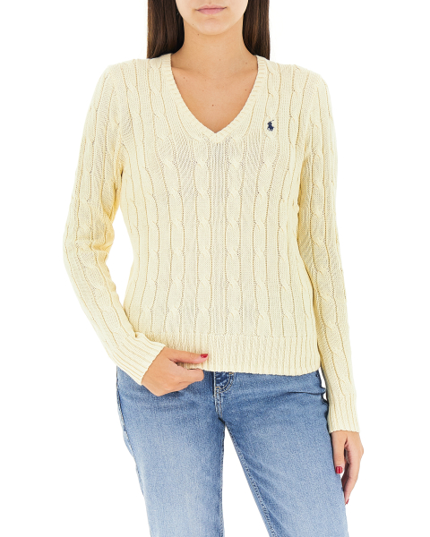 Maglione a trecce