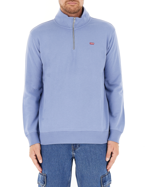 Felpa mezza zip