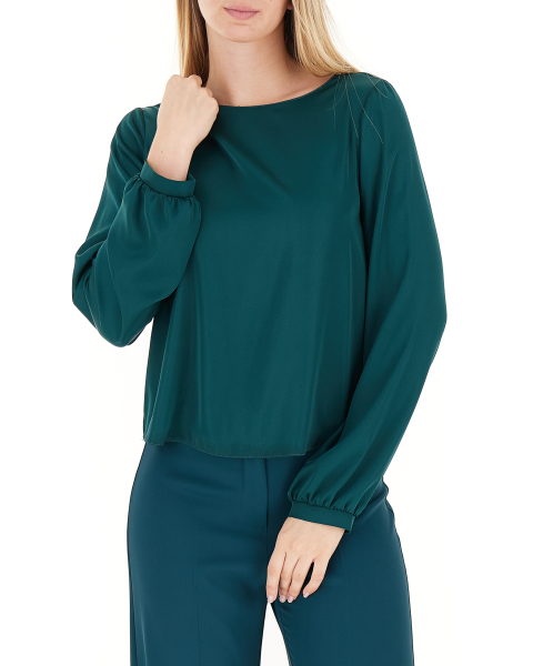 Blusa maniche lunghe