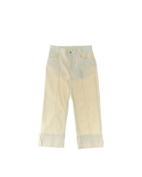 Pantalone con risvolto