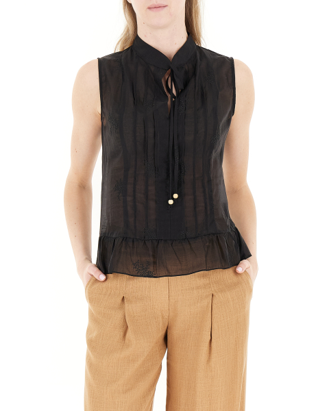 Blusa smanicata