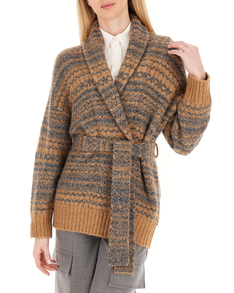 Cardigan misto lana