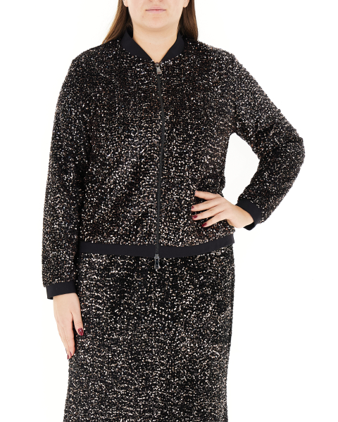 Felpa con paillettes