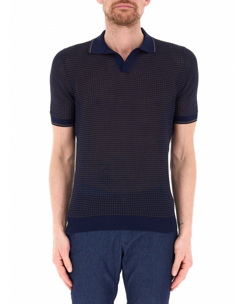 Polo maglia traforata