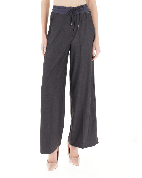 Pantalone wide leg