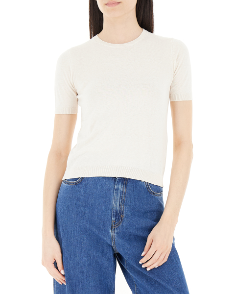Maglia misto seta