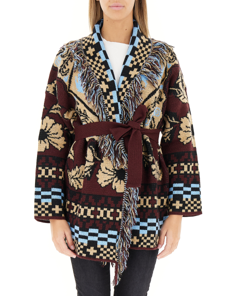 Cardigan con frange