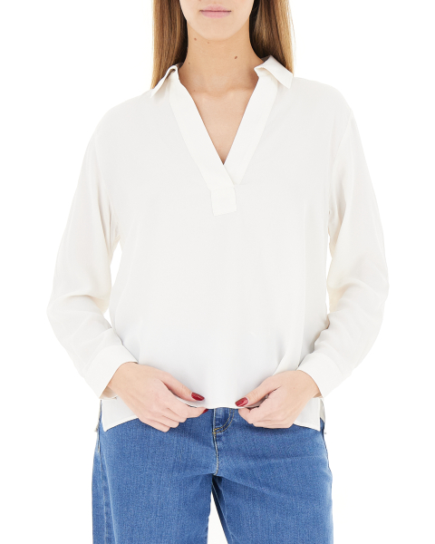 Blusa misto seta