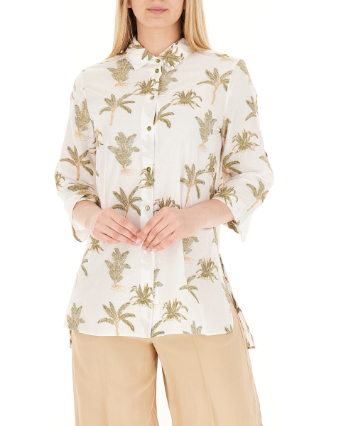 Camicia misto cotone