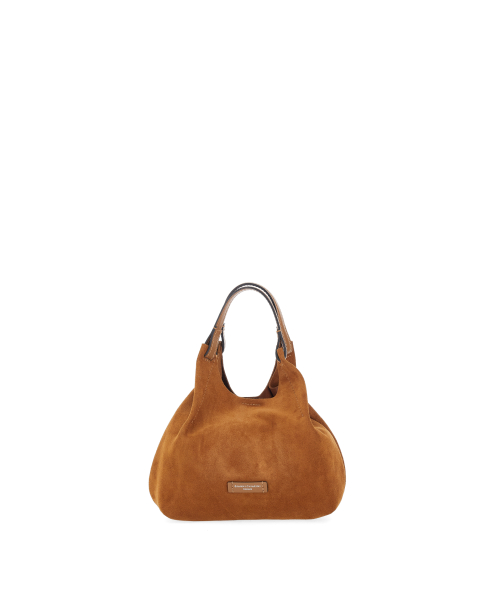 Borsa pelle scamosciata