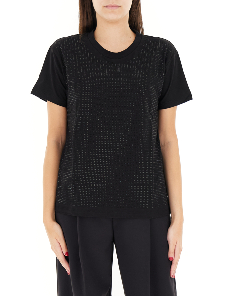 T-shirt con strass