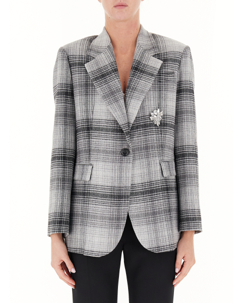 Blazer doppiopetto spilla