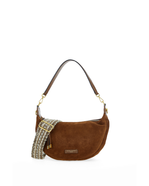Borsa pelle scamosciata