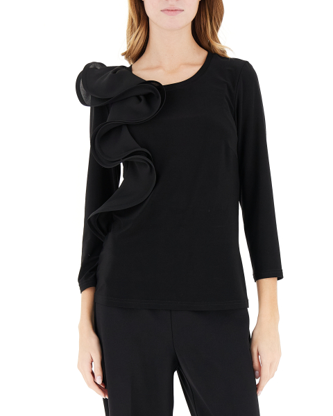 Blusa con rouches