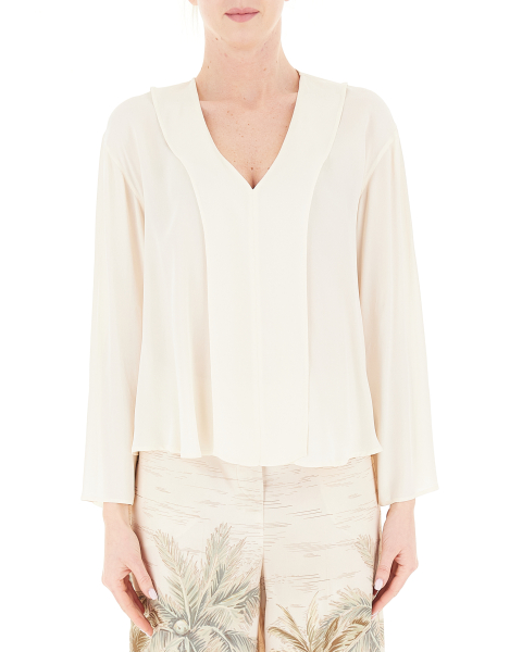 Blusa scollo V