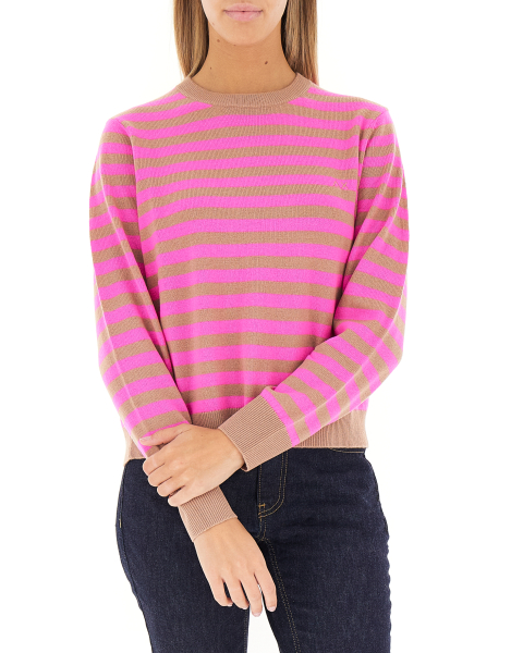 Maglione a righe