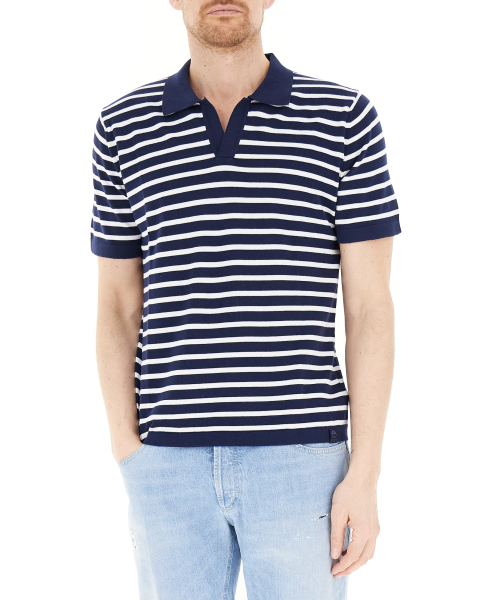 Polo righe cotone