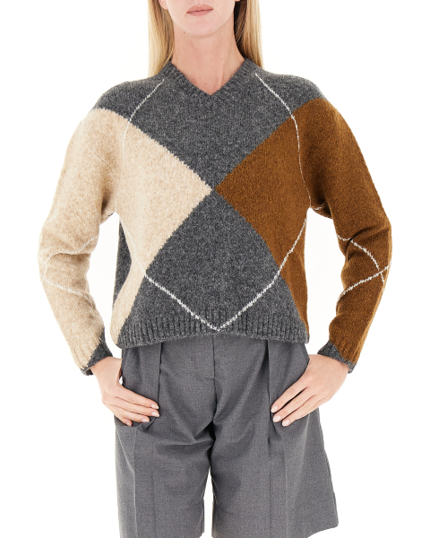 Maglione scollo V