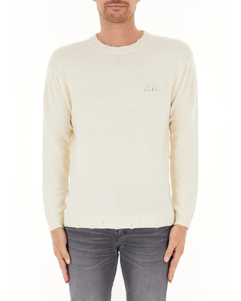 Maglione misto lana