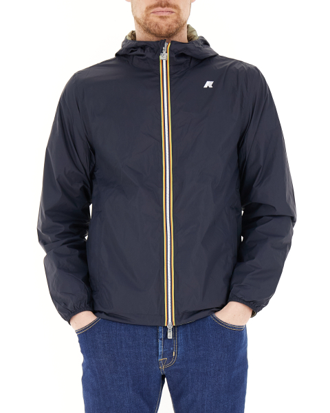 Giubbino antivento reversibile