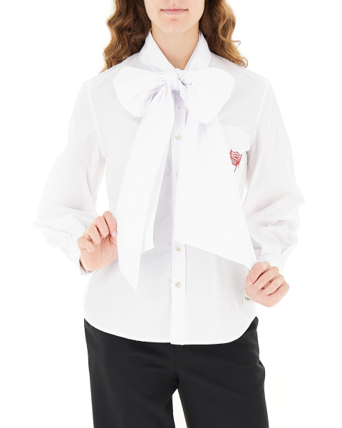 Camicia con fiocco