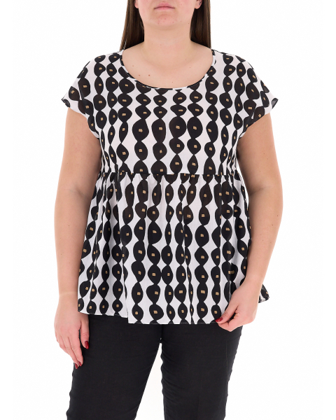 Blusa maniche corte