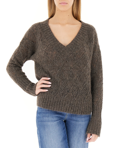 Maglione scollo V