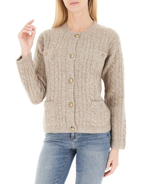 Cardigan con bottoni
