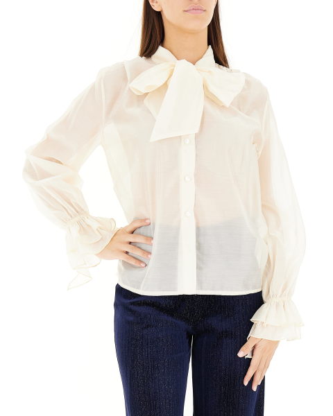 Camicia con volants