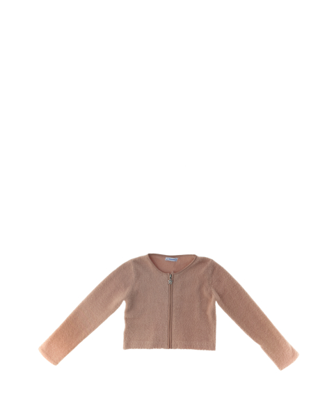Cardigan con zip