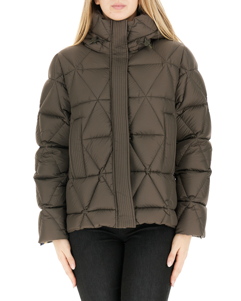 Piumino con cappuccio