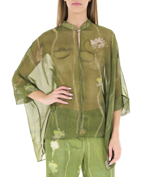Blusa maniche a 3/4