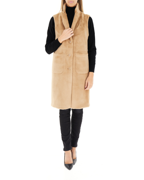 Gilet in finta pelliccia