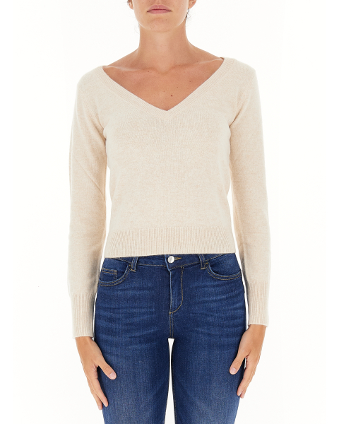 Maglione misto lana