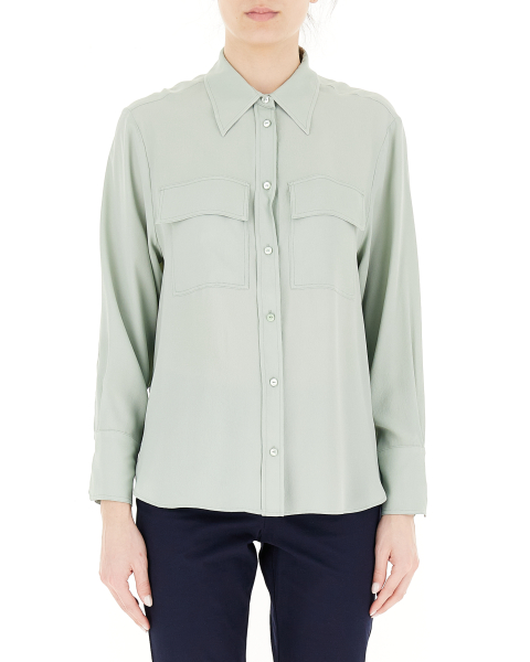 Camicia misto seta