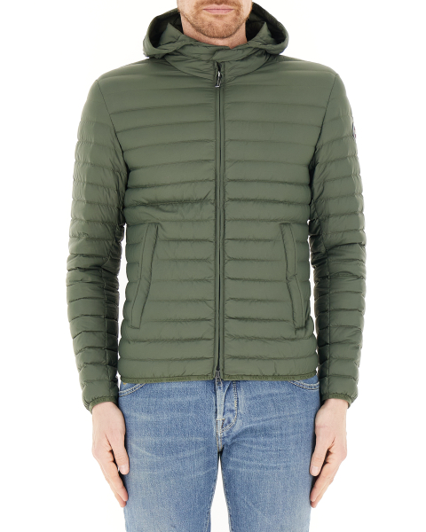 Piumino con cappuccio