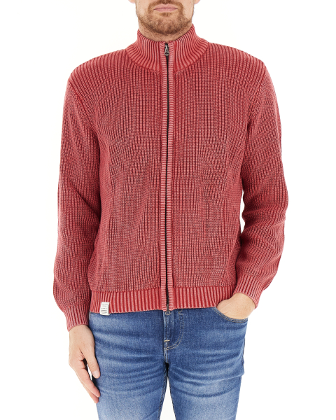 Cardigan con zip