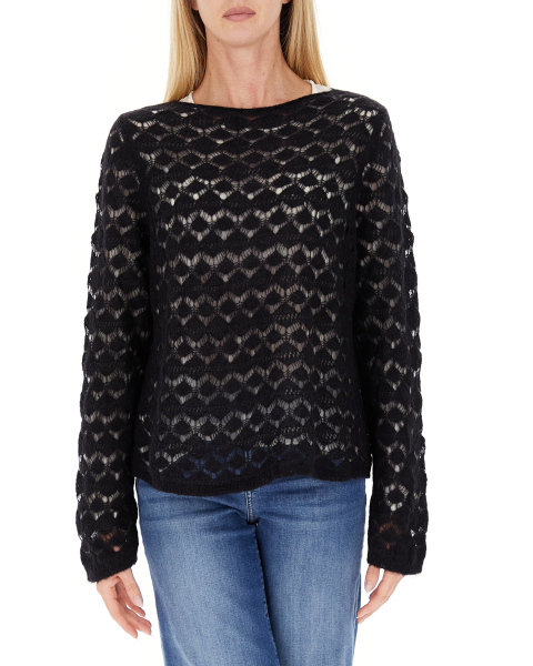 Maglione misto lana