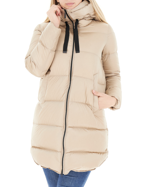 Piumino con cappuccio