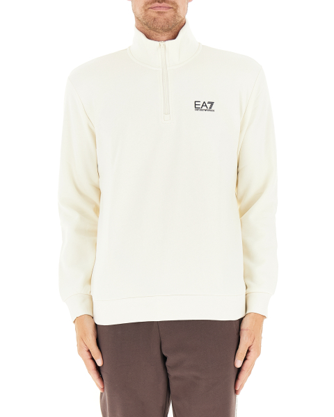 Felpa mezza zip