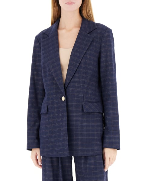 Blazer monopetto lurex