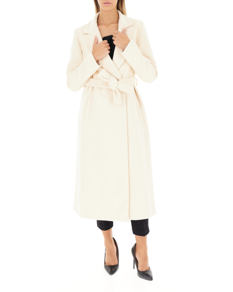 Cappotto con cintura